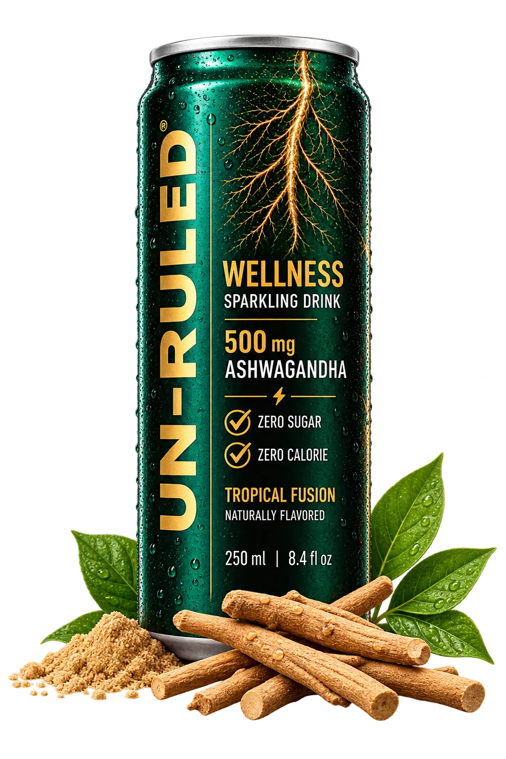 500 mg Ashwagandha Sparkling Lemon Lime